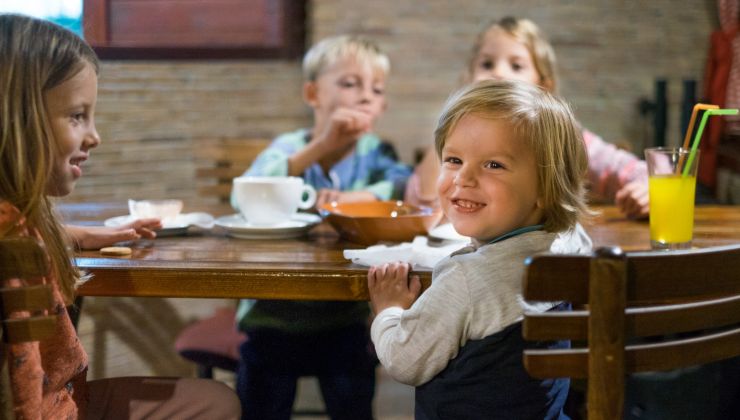 bambini ristorante sogno